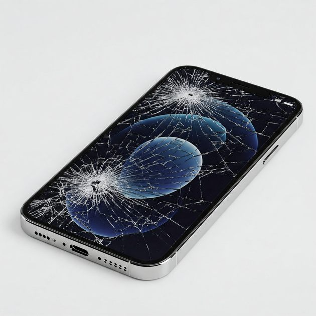 iphone glass crack display